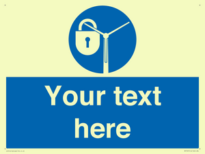 Custom mandatory lock rotor blades